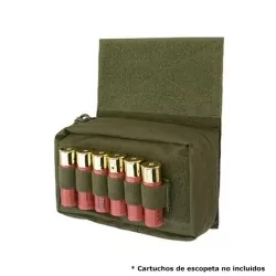 Pouch drop-down armor carrier verde OD para chaleco táctico con sistema MOLLE