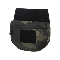 Pouch drop-down Multicam Black para chaleco táctico con acceso frontal rápido
