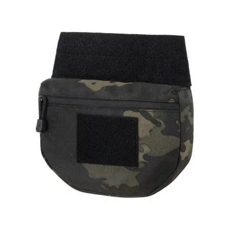 Pouch drop-down Multicam Black para chaleco táctico con acceso frontal rápido
