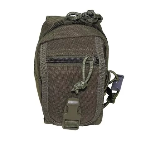 Pouch MFH verde OD con cremallera para accesorios tácticos