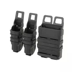 Juego de pouch FMA negro de polímero para cargadores tácticos