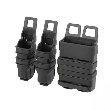 Juego de pouch FMA negro de polímero para cargadores tácticos