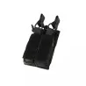 POUCH PARA CARGADOR DE PISTOLA DOBLE CON PARTE SUPERIOR ABIERTA - MB [8FIELDS] BLACK