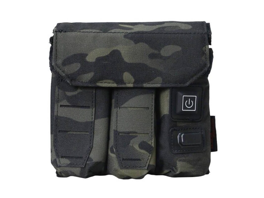 Pouch Portacargador Triple Pistola Calentador Soetac Multicam Black