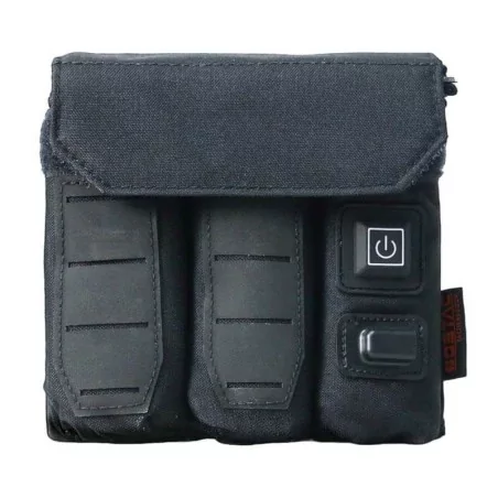 Pouch triple pistola negro Soetac con sistema calentador y fijación MOLLE
