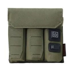 Pouch triple pistola Soetac Ranger Green con sistema calentador y anclaje MOLLE