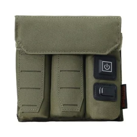 Pouch triple pistola Soetac Ranger Green con sistema calentador y anclaje MOLLE