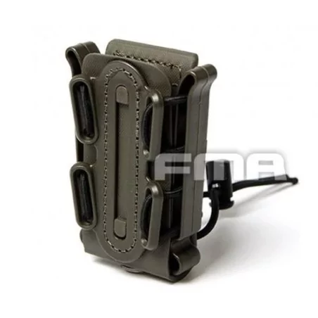 Portacargador pistola Soft Shell Scorpion verde OD FMA con sistema MOLLE
