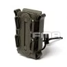 Portacargador pistola Soft Shell Scorpion verde OD FMA con sistema MOLLE