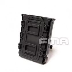 Portacargador universal Soft Shell Scorpion negro FMA compatible con MOLLE