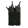 Pouch negro doble extracción rápida para cargadores de pistola molle