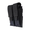 Pouch doble negro para cargadores de pistola con sistema molle