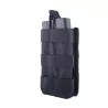 Pouch modular simple negro para cargador M4 con sistema molle