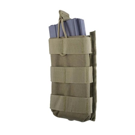 Pouch modular simple verde OD para cargador M4 con sistema molle
