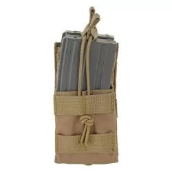 Pouch modular doble tan 8 Fields para cargadores M4 con sistema molle