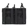 POUCH M4 MOLLE MODULAR TRIPLE 【 NEGRO · VSGun
