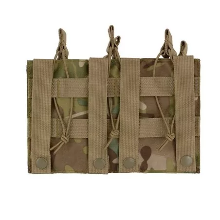 POUCH M4 MOLLE MODULAR TRIPLE MULTICAM ▶️ ALTA EFICIENCIA · VSGun