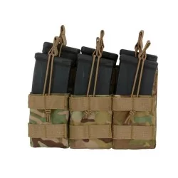 Pouch modular triple multicam para cargadores M4 con sistema molle