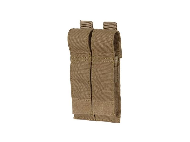 Pouch Doble Para Cargador de Pistola Molle - Tan