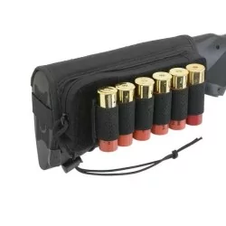 Pouch porta cartuchos escopeta GEN2 negro con sistema molle
