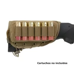Pouch porta cartuchos escopeta GEN2 tan con sistema molle