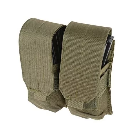 Pouch portacargador doble OD verde para M4 con sistema molle