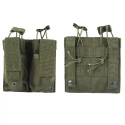 Pouch doble OD verde M4 y pistola con sistema molle modular