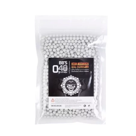bolas duel code no bio 0,40g blancas 1000 bbs precisión y potencia