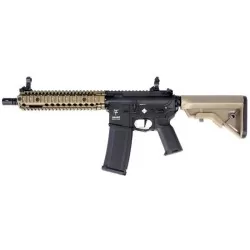 réplica aeg bushido jin mk18 negra bronce full metal etu rendimiento táctico