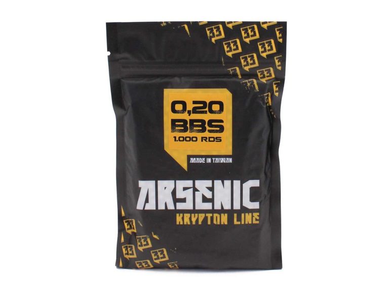 Bolas Arsenic Krypton blancas 0.20g de alta precisión, pack de 1000 unidades
