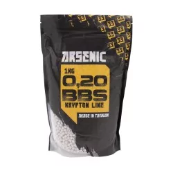 Bolas Arsenic Krypton 0.20g blancas, formato 1kg de alta precisión