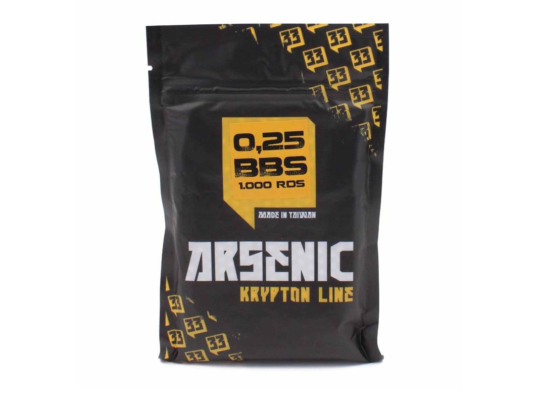 Bolas Arsenic Krypton 0.25g 1000 Bbs Blanca