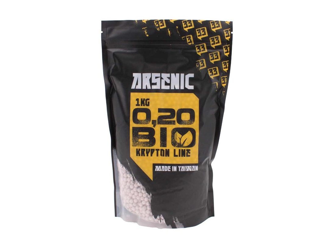 Bolas Arsenic Krypton Bio 0.20g 1kg Blanca