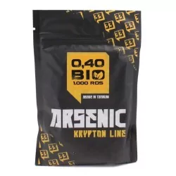 Bolas Arsenic Krypton Bio blancas 0.40g pack 1000 bbs biodegradables