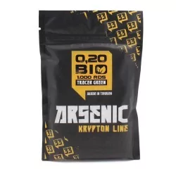 Bolas Arsenic Krypton Bio trazadoras verdes 0.20g pack 1000 bbs biodegradables