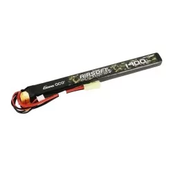 Batería Gens Ace 1400 mAh 11.1V stick con conector Tamiya para airsoft
