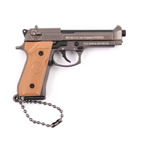 LLAVERO PISTOLA B92F FUNCIONAL 7.5CM ◁ · VSGun