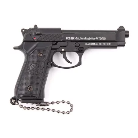 LLAVERO FUNCIONAL B92F NEGRO 7.5CM REALISTA ⭐ · VSGun