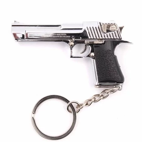 LLAVERO DESERT EAGLE FUNCIONAL PLATEADO ✔️ · VSGun