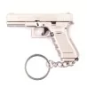 LLAVERO FUNCIONAL G17 PLATEADO 7CM ⭐ · VSGun