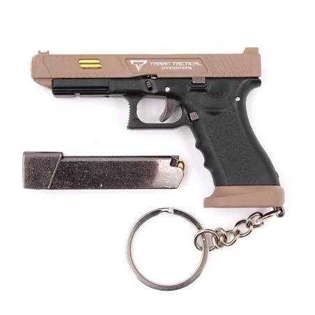 LLAVERO FUNCIONAL G34 TAN/NEGRO 7.5CM ▶️ · VSGun