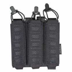 Pouch Corso triple Dagger Laser negro para cargadores MP5 y MP7.