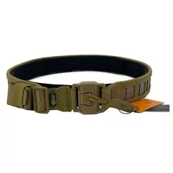 Cinturón ceñidor táctico Conquer Tegris MQR en color Coyote Brown.