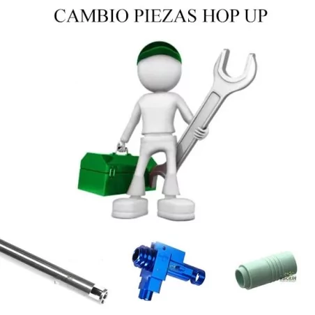 🛠️ PACK CAMBIO HOP UP, CAÑÓN Y GOMA VSGUN · VSGun