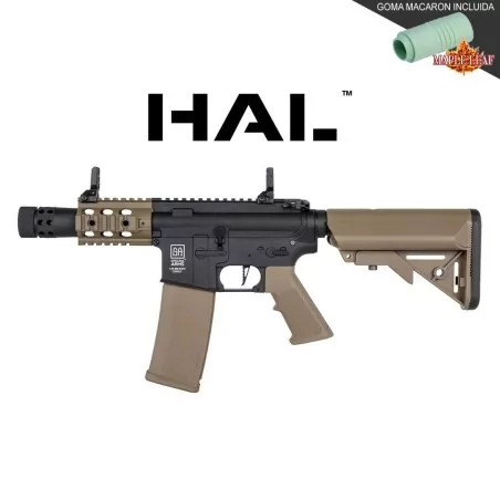 Specna Arms SA-C10 CORE™ HAL ETU TAN/NEGRA con goma Maple Leaf