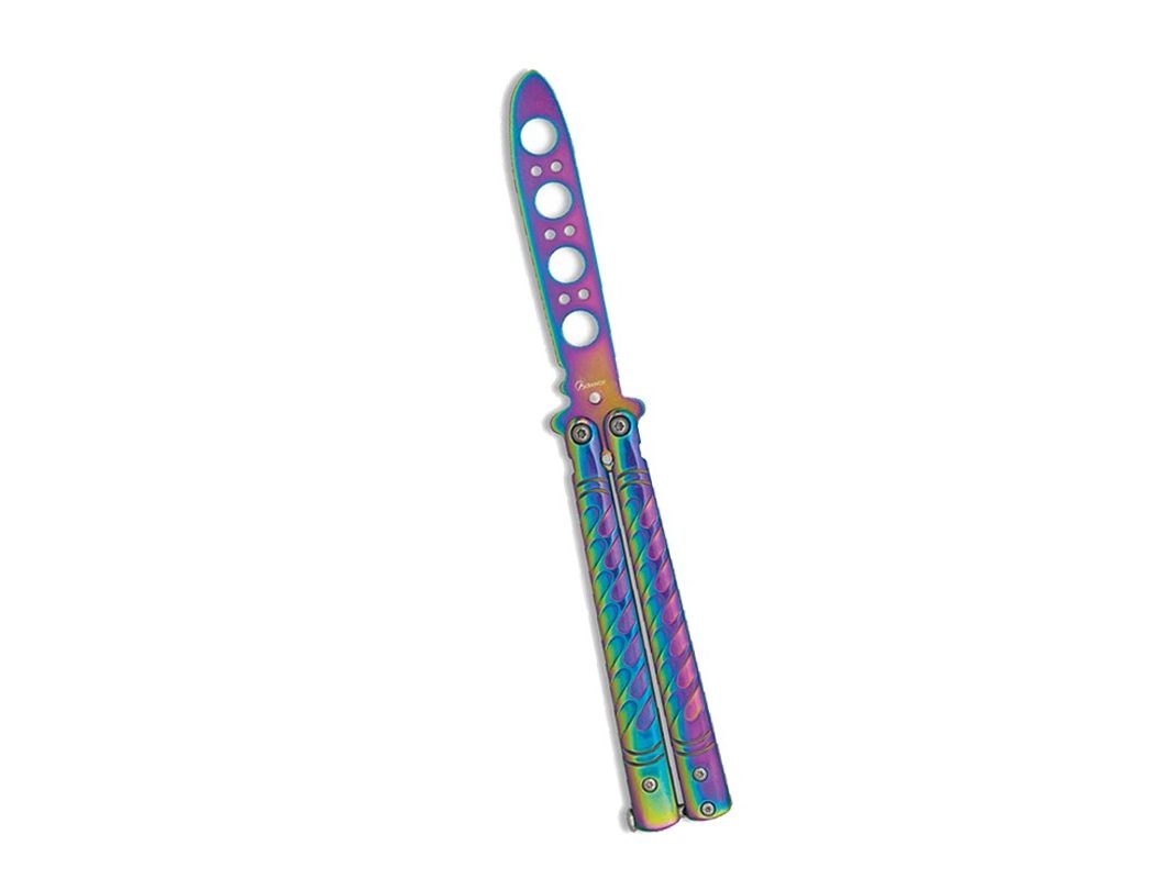 Navaja mariposa rainbow entrenamiento