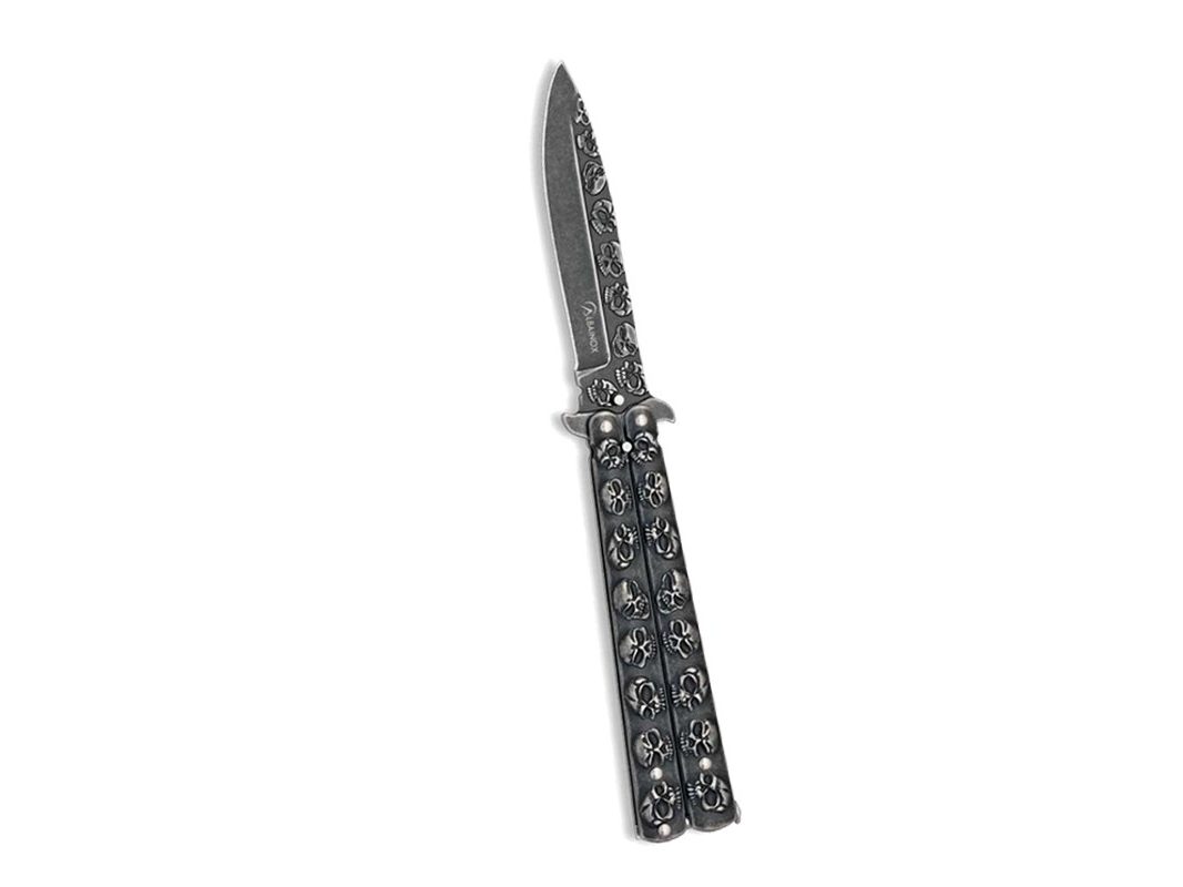 Navaja mariposa multiples calaveras Albainox