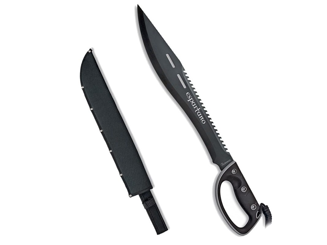 MACHETE BOLO ALBAINOX ESPARTANO MANGO SIERRA NEGRO