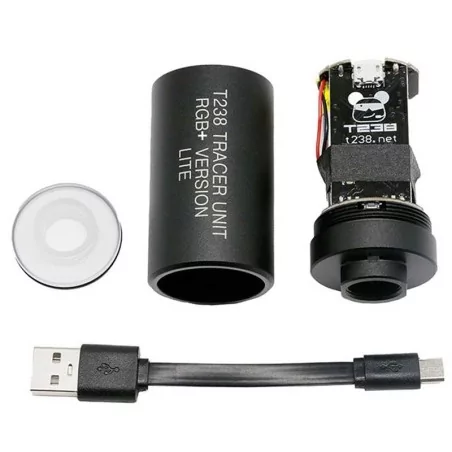 SILENCIADOR TRAZADOR LLAMARADA MINI T238 LITE NEGRO