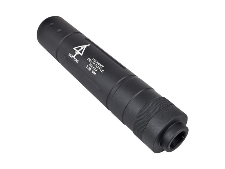 Silenciador 155mm Delta Force Negro